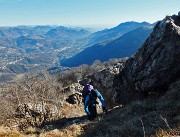 Anello Monte Ocone (1410 m) e Corna Camozzera (1452 m) dal Pertus (1300 m) il 5 gennaio 2015 - FOTOGALLERY